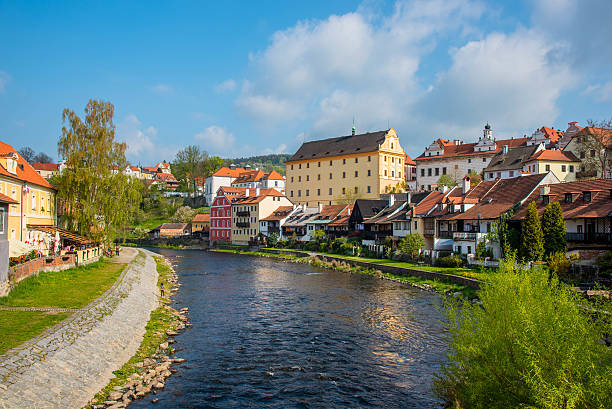istock Cesky Krumlov the river view - Czech Republic 532954952