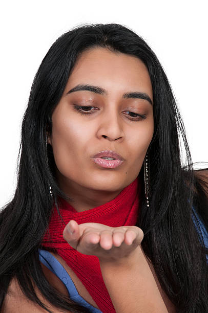 istock Woman Blowing a Kiss 532955023