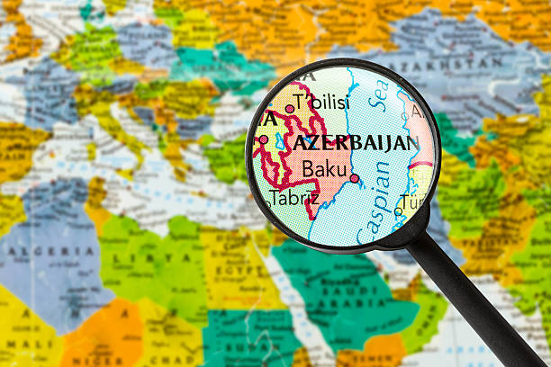 istock Map of Republic of Azerbaijan 532957174