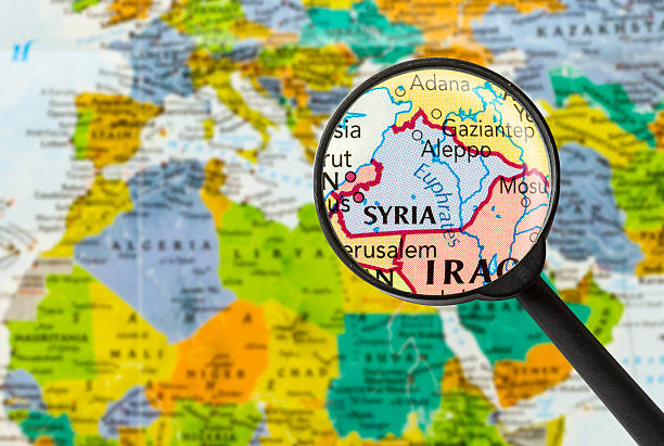 istock Map of Syrian Arab Republic 532957184