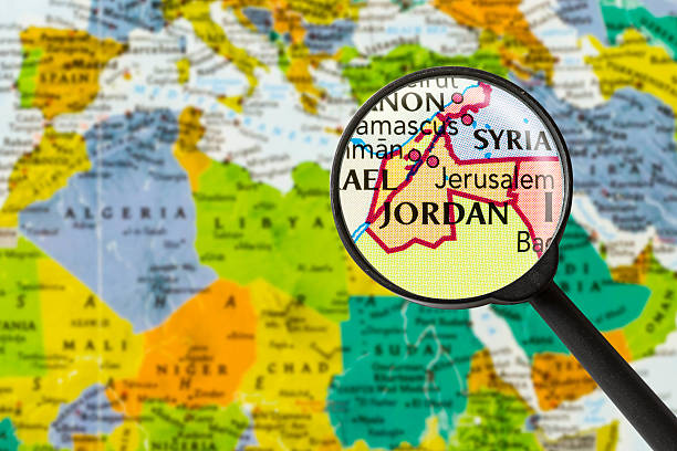istock Map of Hashemite Kingdom of Jordan 532957206