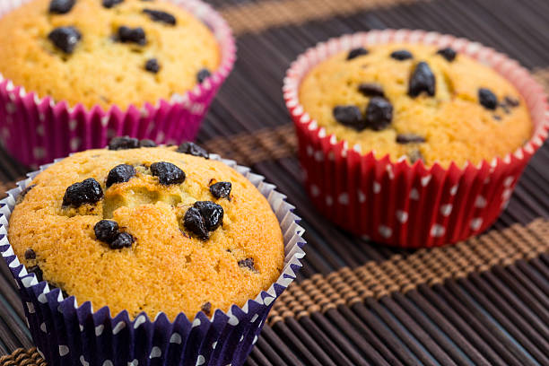 istock Homemade muffins with chocolate 532957434