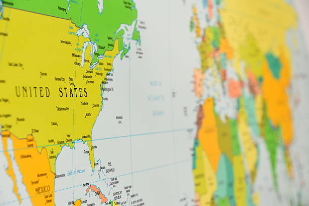 istock United States and the world map 532957476