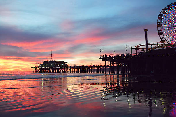 istock Beautiful Santa Monica Sunset 532958089