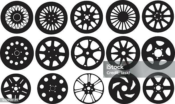Nive Rims Cartton Rims Stock Illustration - Download Image Now - At The Edge Of, Car ...