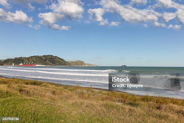 Gisborne North Island New Zealand Stock Photo - Download Image Now - Gisborne, Beach, Blue