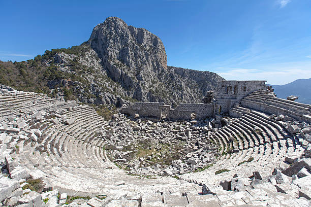 Termessos ruins. The ruins of the ancient city of Termessos in Antalya Turkey. termessos stock pictures, royalty-free photos & images