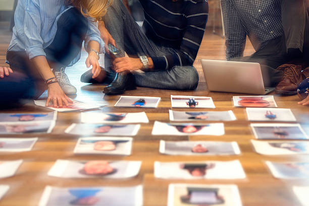 istock Advertising agency team choosing model for campaign 532959474