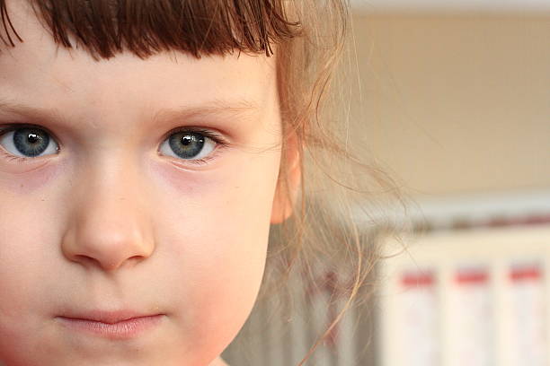 istock Little girl portrait with a blank space for text 532959678