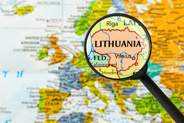 istock Map of Republic of Lithuania 532960174