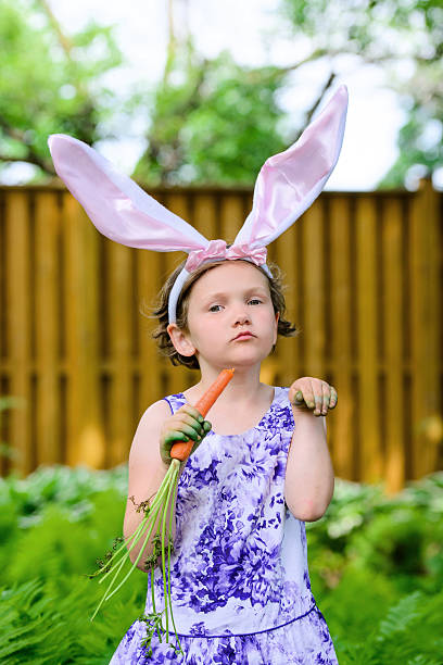 istock Little Girl in Bunny Ears 532960207