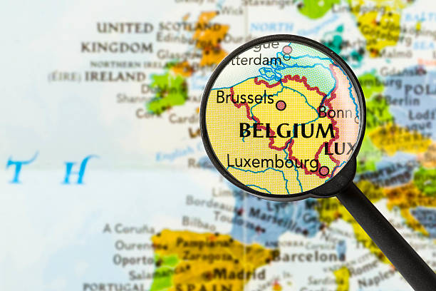 istock Map of Kingdom of Belgium 532960288