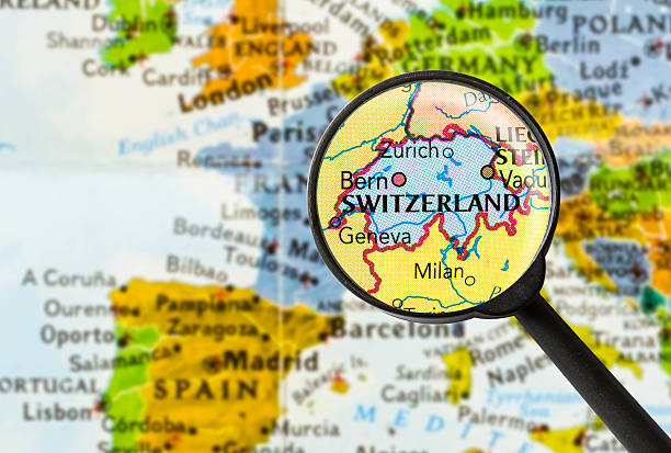 istock Map of Swiss Confederation 532960300