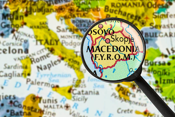 istock Map of Republic of Macedonia 532960428