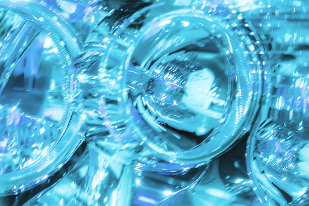 istock Festive abstract background with bokeh out of focus lights 532960581