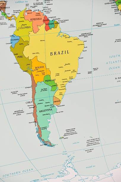 istock Map of South America 532962048