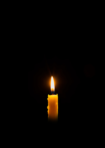 Candle in the dark