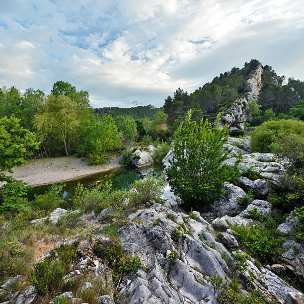 istock Rocky landscape along Watercourse of La Cesse river 532963402