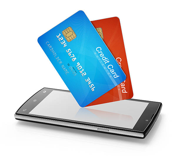 istock Credit cards and mobile phone 532964024