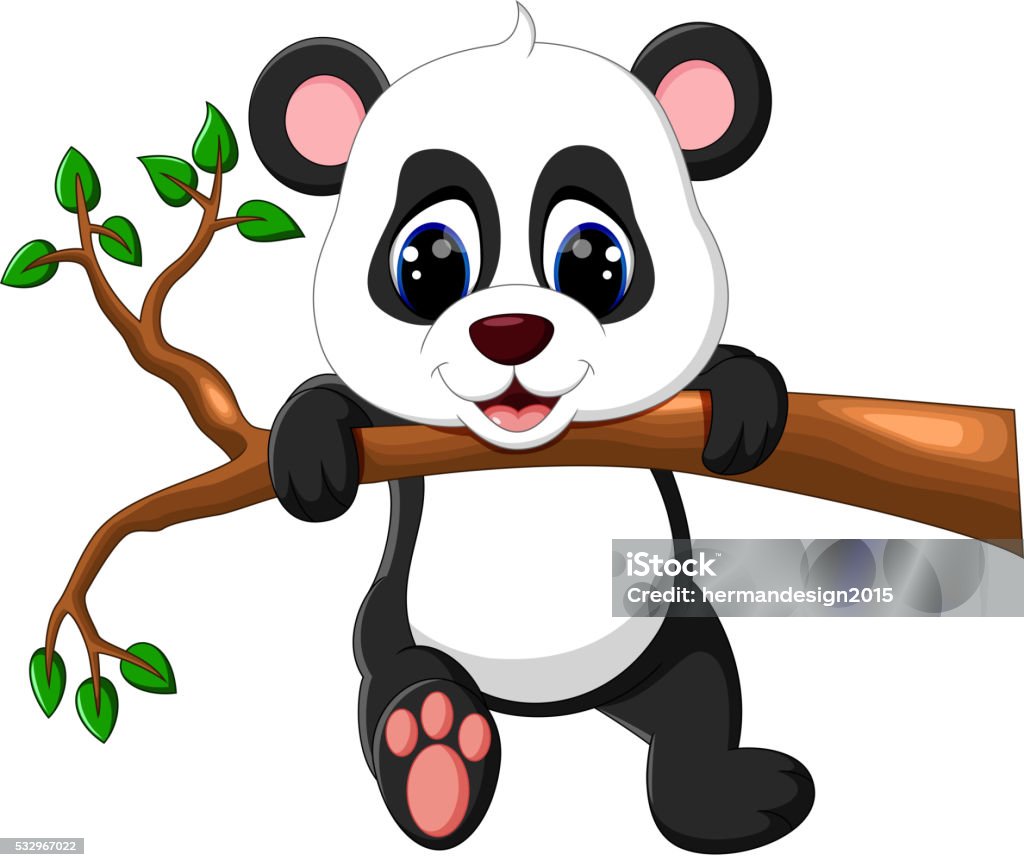 Cute Baby Panda Stock Illustration - Download Image Now - Animal, Animal  Body Part, Animal Ear - iStock