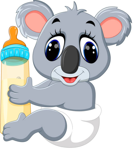 ilustraciones, imágenes clip art, dibujos animados e iconos de stock de osito de peluche de historieta de koalas - stuffed animal toy koala australia