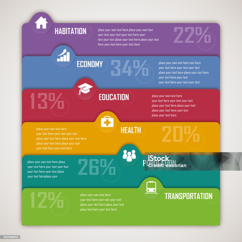 Infografik-Elemente - Lizenzfrei Informationsgrafik Vektorgrafik