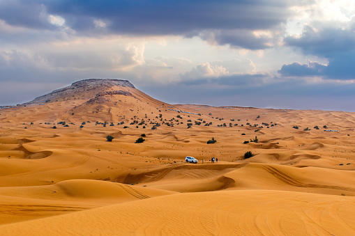 Desert safari in Dubai, United Arab EmiratesDesert in Dubai, United Arab Emirates