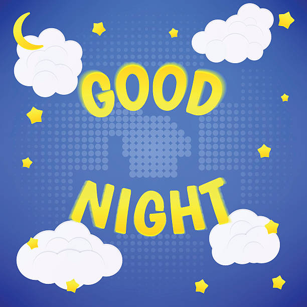 60+ Good Night Wishes Pictures Illustrations, Royalty-Free Vector ...