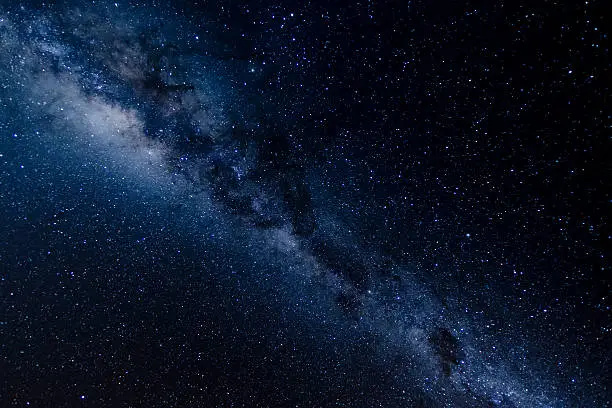 The Milky way galaxy close up at Uyuni in Bolivia.