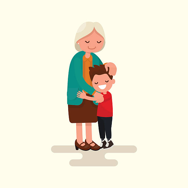 7,200+ Grandma And Grandchild Stock Illustrations, Royalty-Free