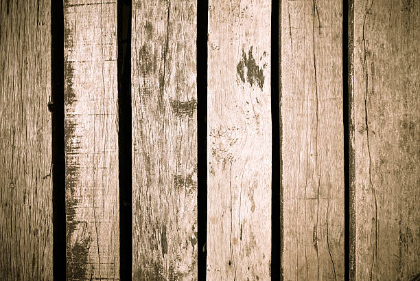 istock Wooden background, Wood bar and black space 532976444