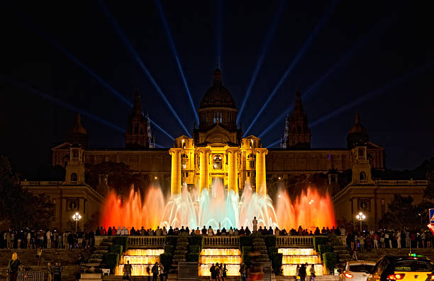 istock Night view of Magic Fountain 532981443
