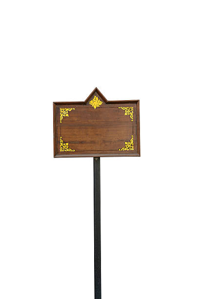 istock blank wooden sign on white 532987371