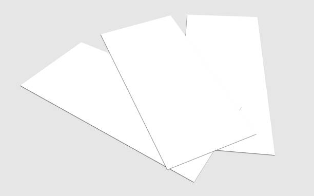 istock Blank white 4x8 inch flyer collection 532988165
