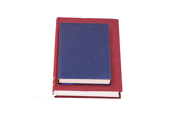 istock Blank hardcover books isolated on white background 533006009