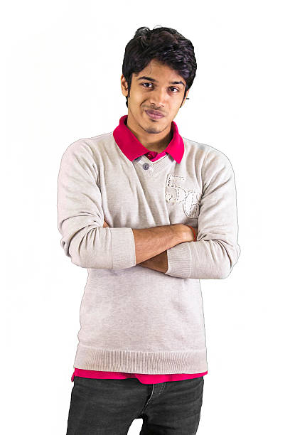 istock Young man posing crossed arm 533007215