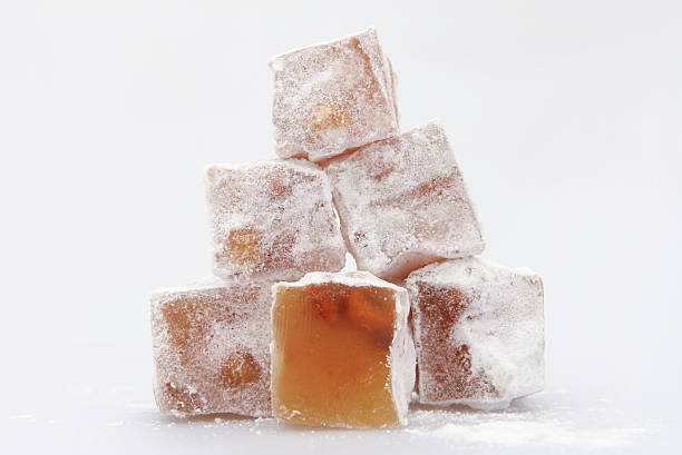 istock Traditional Turkish dessert, Turkish delight - Rahat Lokum 533010397