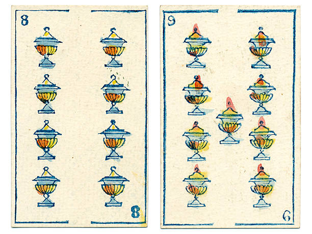 istock Mexico playing cards baraja 1846 eight nine cups hearts 533030287