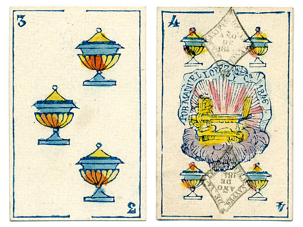 istock Mexico playing cards baraja 1846 three four cups hearts 533030293