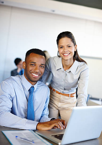 istock She's always happy to assist 533032047