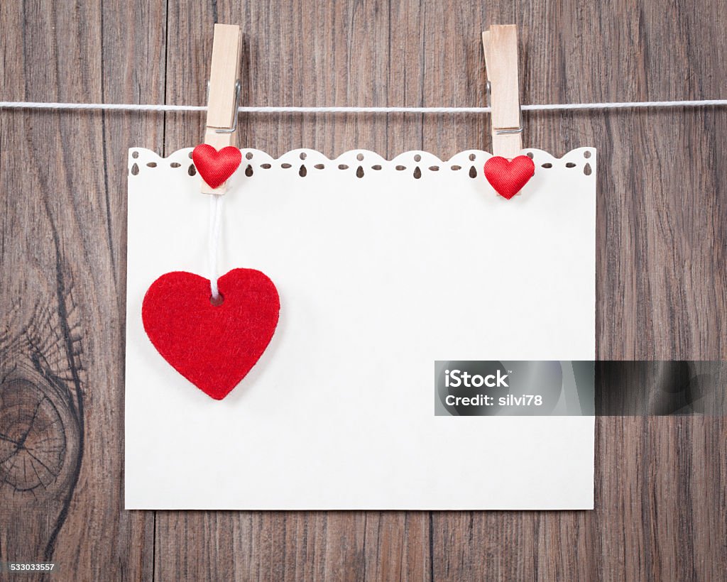 hearts for the feast of St. Valentine, 2015 Stock Photo