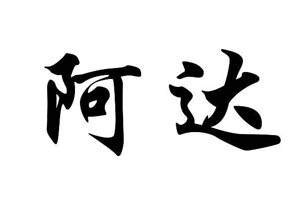 istock English name Ada in chinese calligraphy characters 533033637