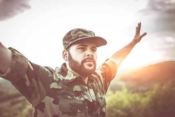 istock Soldier free at last 533040026