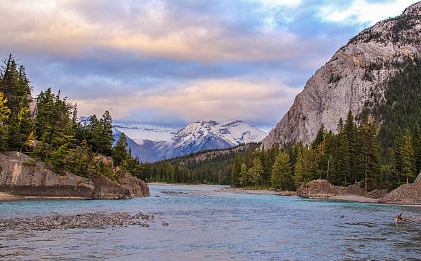 istock View of Banff Bow River, Canada 533045554