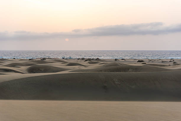 istock Desert with sand dunes in Gran Canaria, Spain 533046264