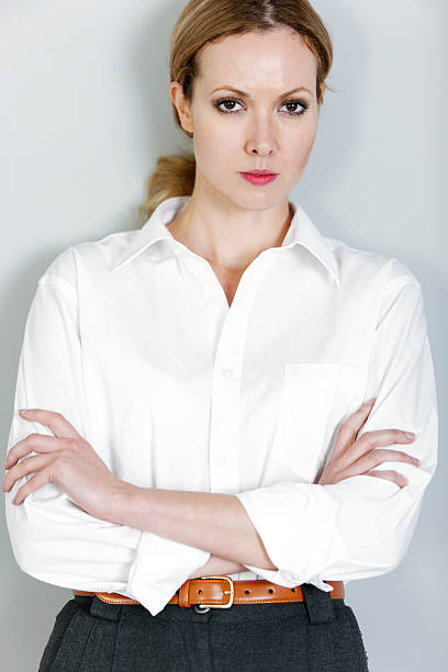 istock Business woman looking stern 533050341