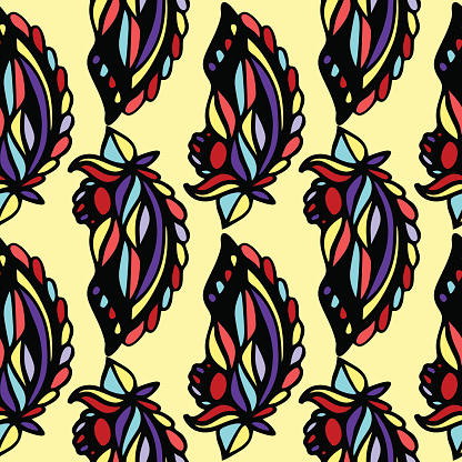 Florid Pattern 1 Stock Illustration - Download Image Now - Abstract ...