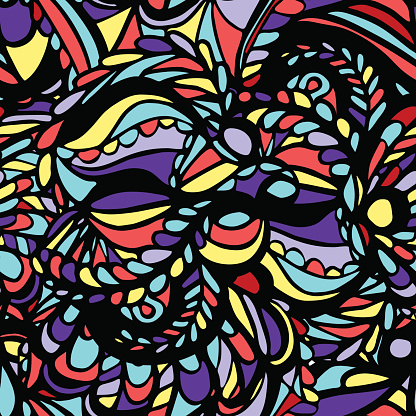 Florid Pattern 3 Stock Illustration - Download Image Now - Abstract ...