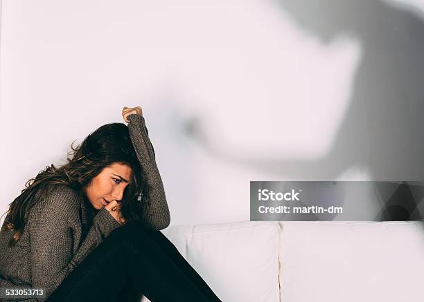 Domestic Violence Against Women Stock Photo - Download Image Now - Domestic Violence, Women, Violence