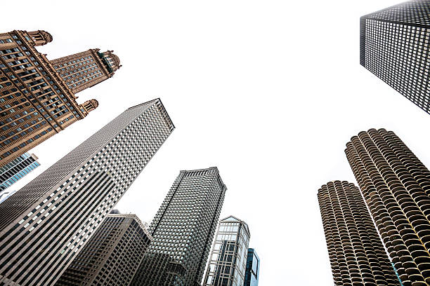 istock Downtown buildings in Chicago. 533057512